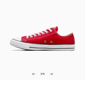 Women’s Red Converse Chuck Taylor Low sneakers
